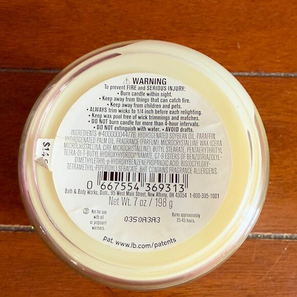 NEW SEA SALT & LIME Single Wick Candle Bath & Body Works - Picture 3 of 3